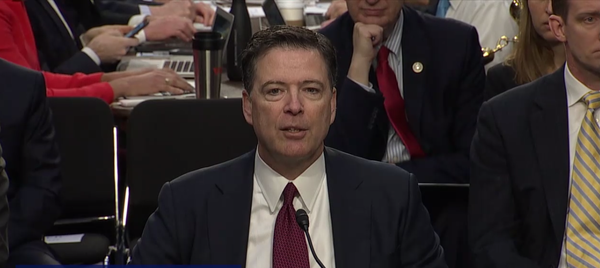 Former FBI James Comey’s Testimony of Self Preservation, Perjury and Obstruction of Justice 544 Hits