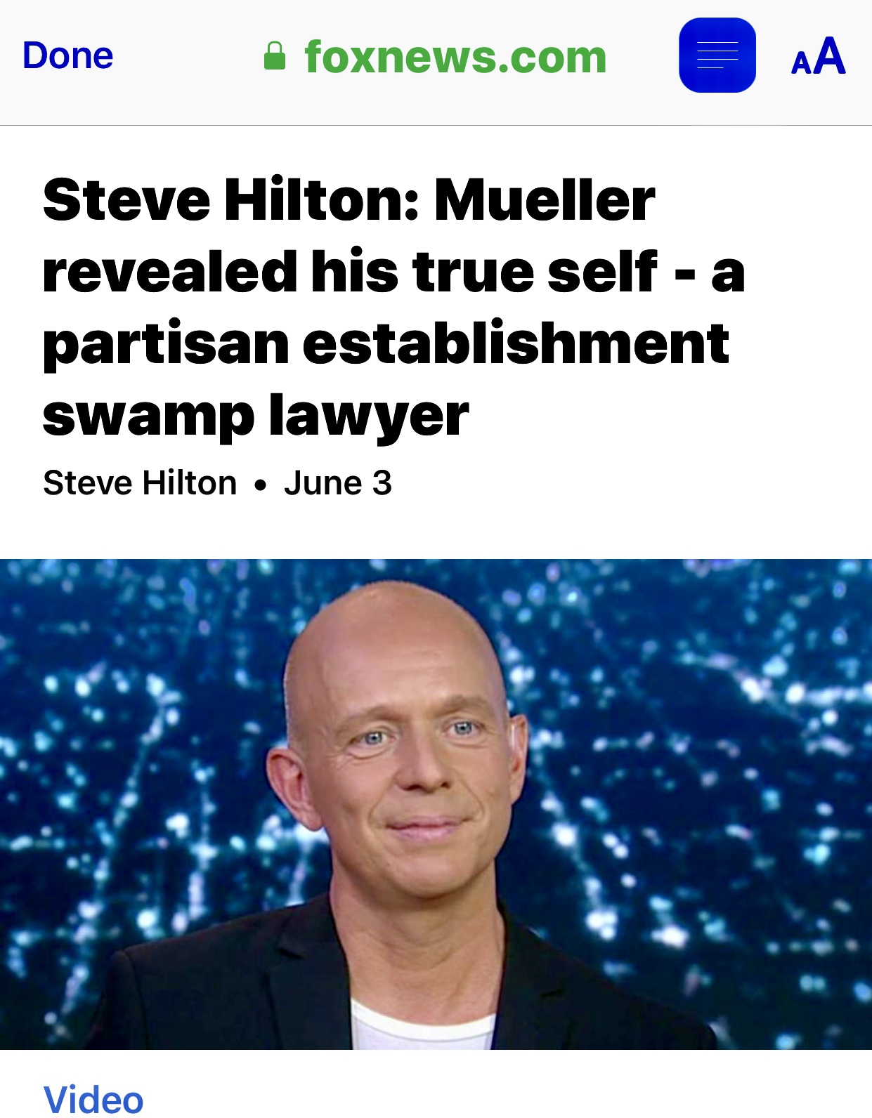Steve Hilton: Mueller revealed his true self – a partisan establishment swamp lawyer | Fox News