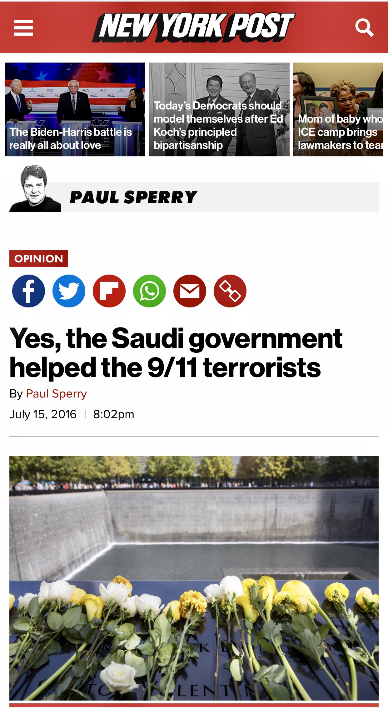 Yes, the Saudi government helped the 9/11 terrorists