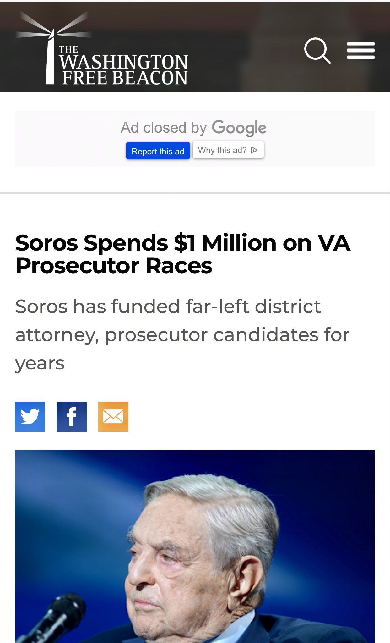 ‪Soros Spends Millions and Funds Liberal District Attorneys, Judges, Prosecutor Campaign Races and Crime Rises‬