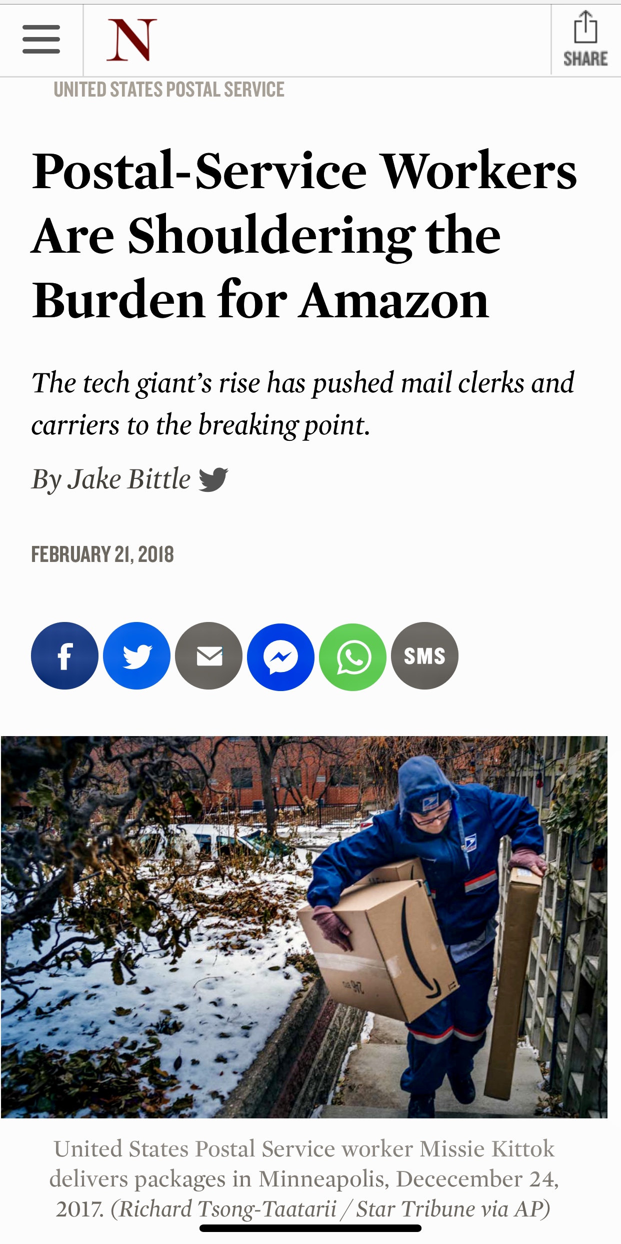 USPS Workers Shouldering Burden for Amazon | President Trump Looking at Amazon Bid on $10 Billion Pentagon Contract