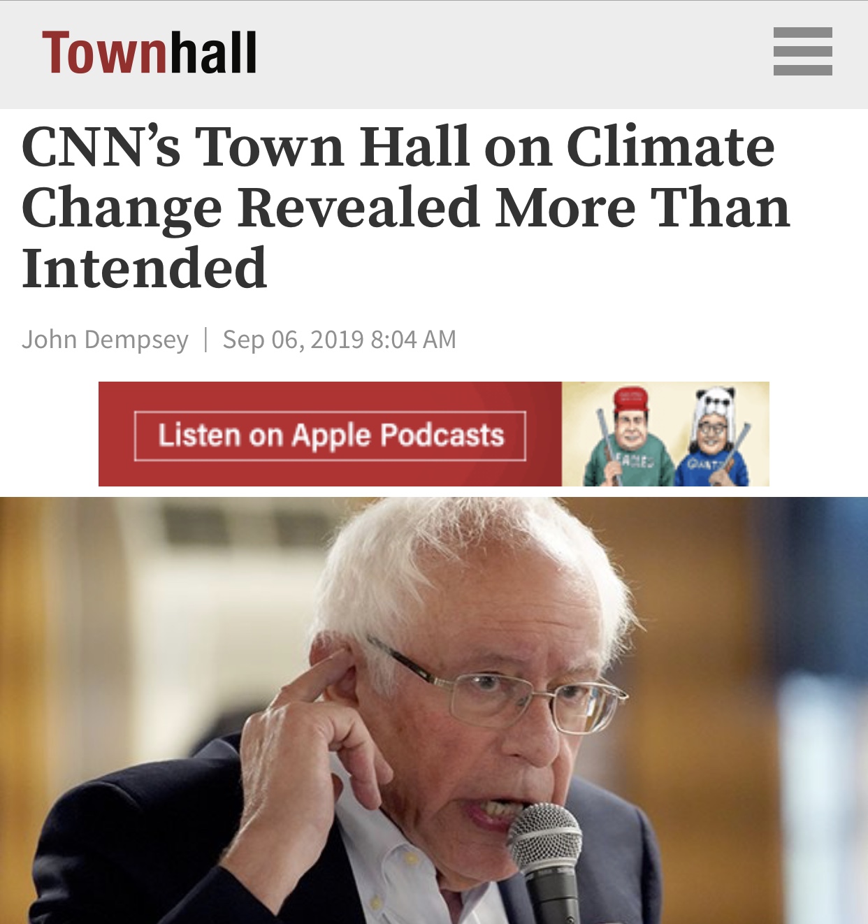 CNN’s Town Hall on Climate Change Revealed More Than Intended