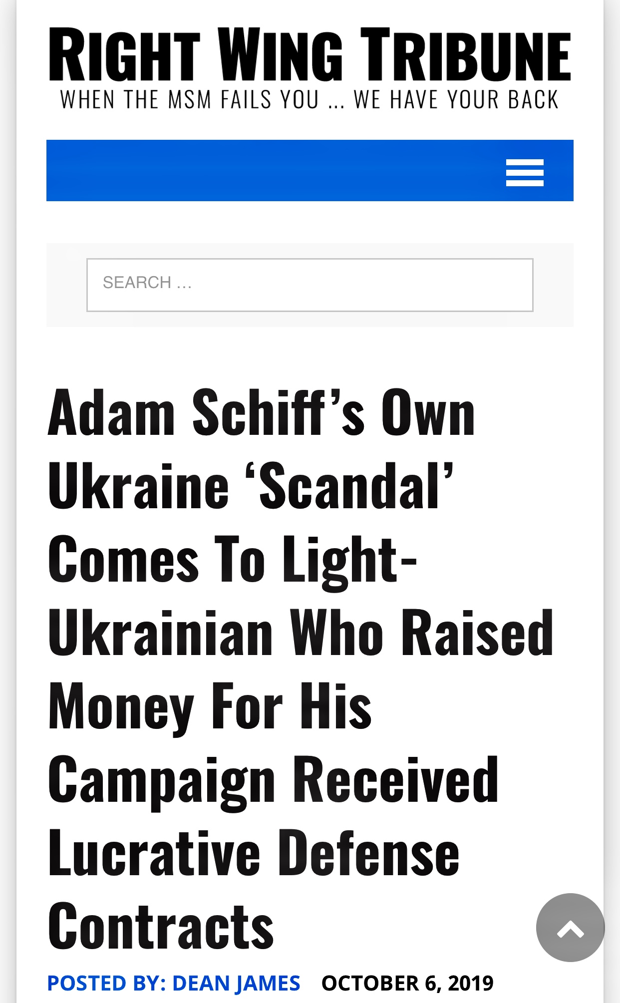Adam Schiff’s Own Ukraine Scandal