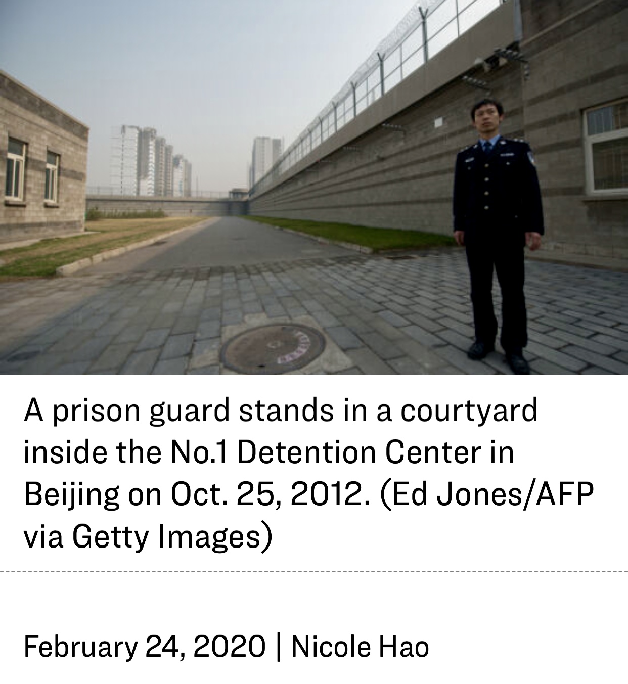 Coronavirus Spreads in Chinese Prisons; Guards Required to Stay Silent
