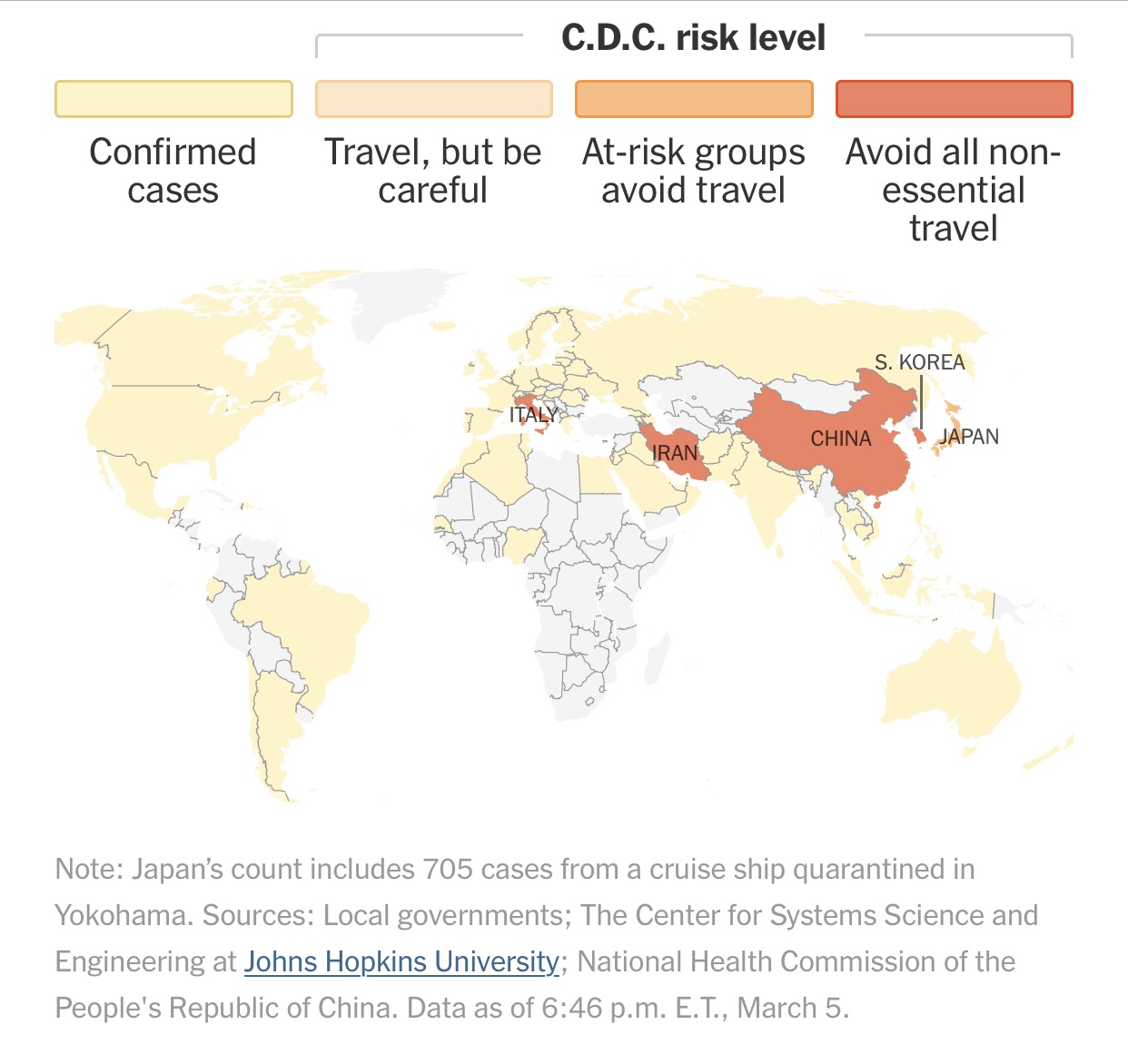 Coronavirus Map: Tracking the Spread of the Outbreak