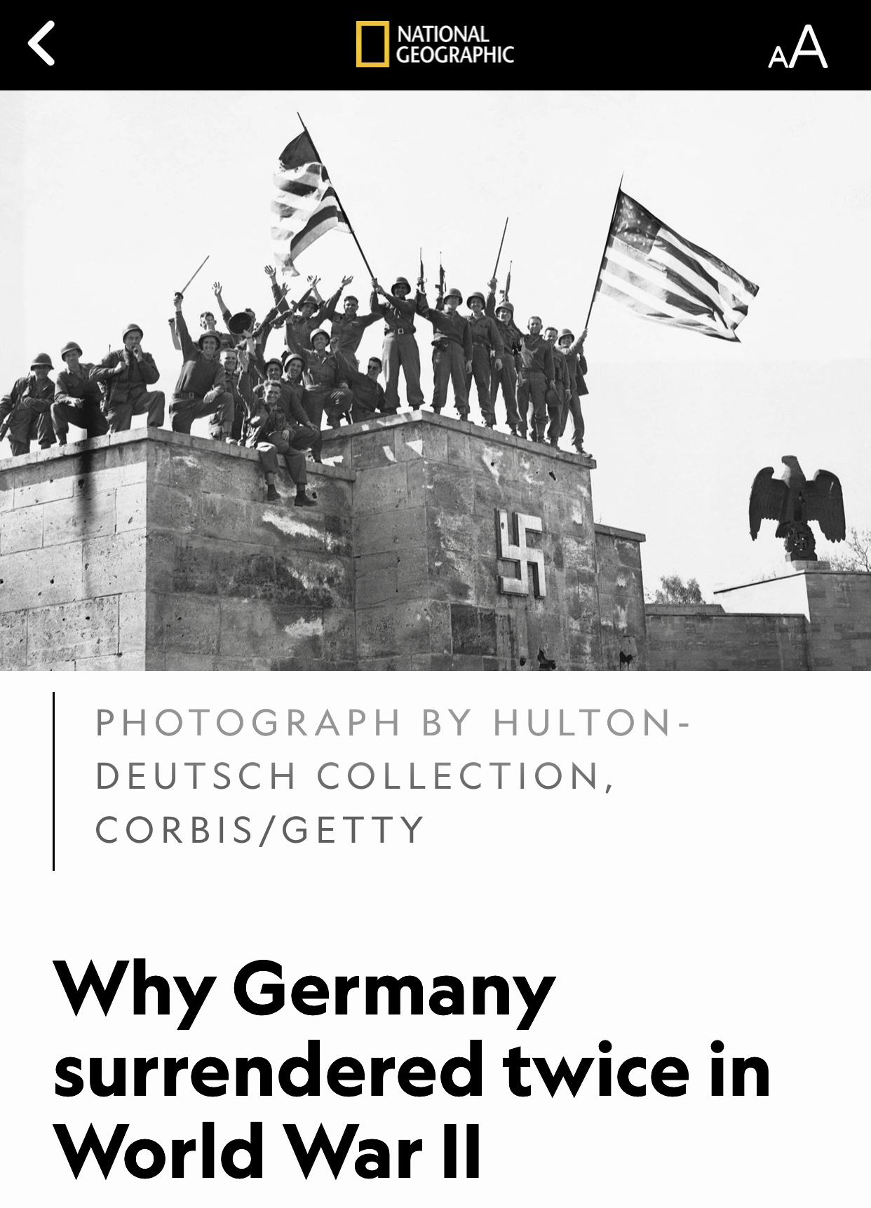 Why Germany surrendered twice in World War II