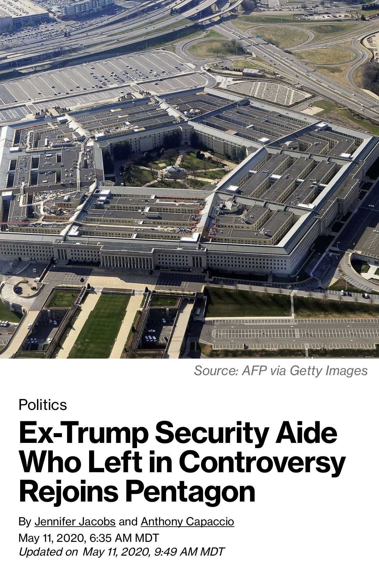 Ezra Cohen, Former Trump Security Aide, Rejoins Pentagon