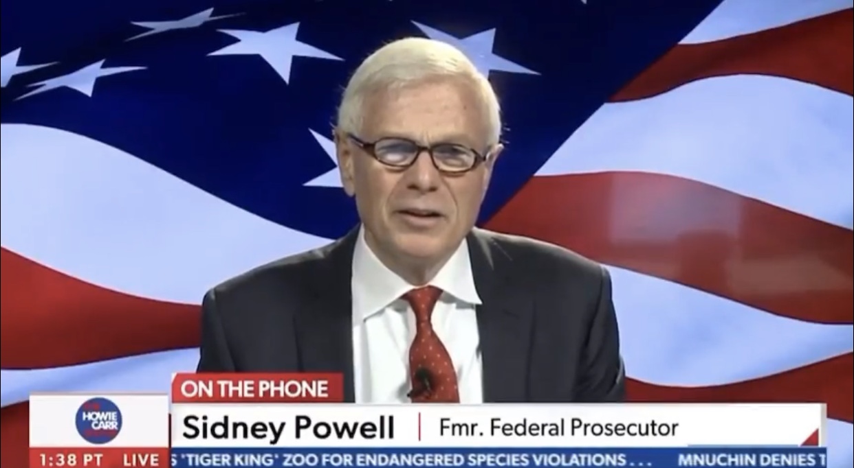 Listen Attorney Sidney Powell Interviewed on Newsmax