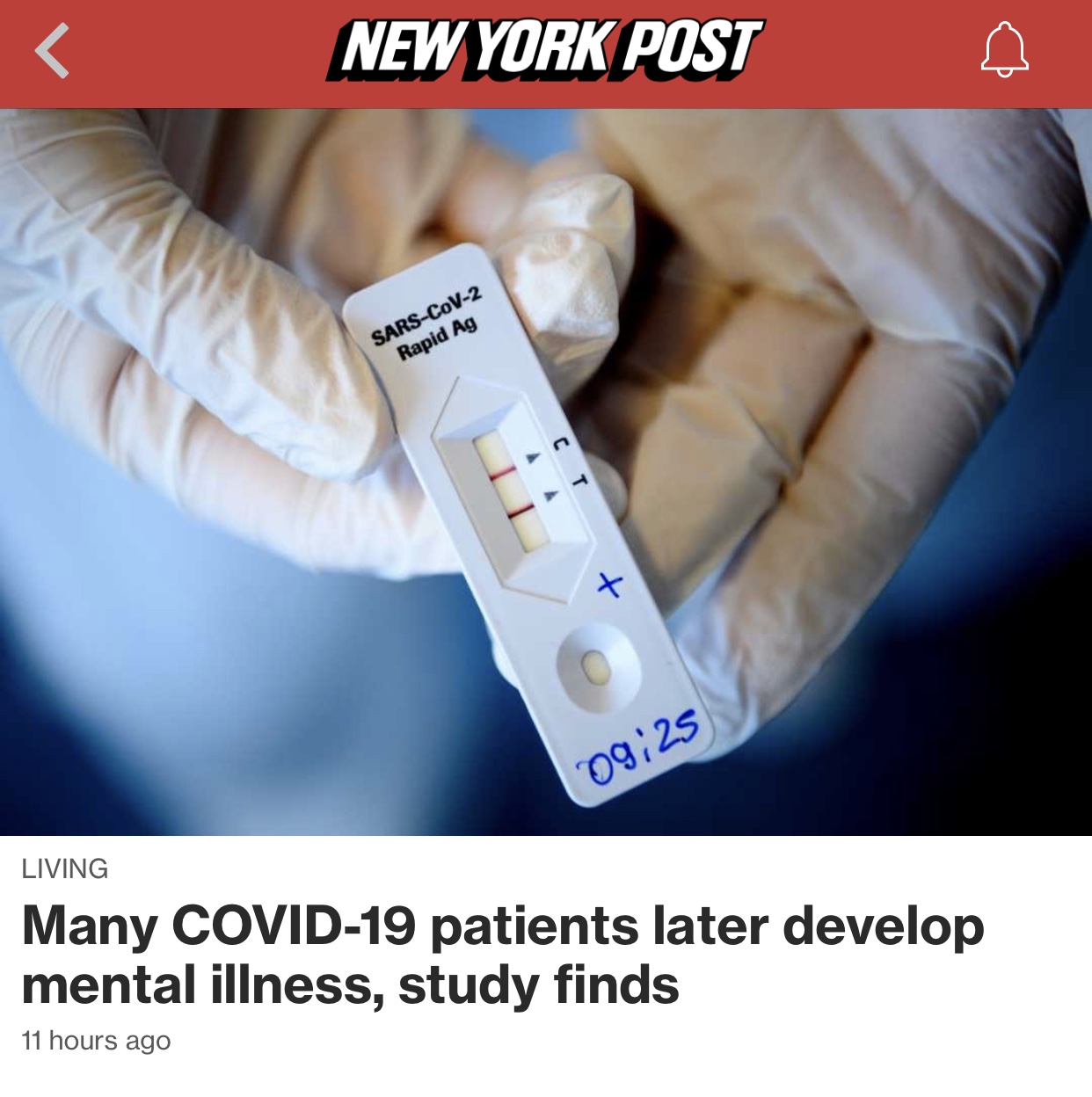 Many COVID-19 patients later develop mental illness, study find