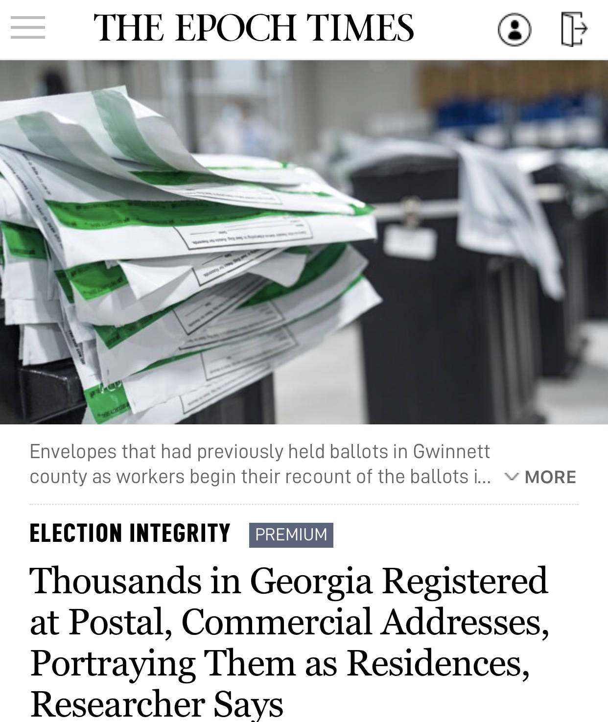 Thousands in Georgia Registered at Postal, Commercial Addresses, Portraying Them as Residences, Researcher Says
