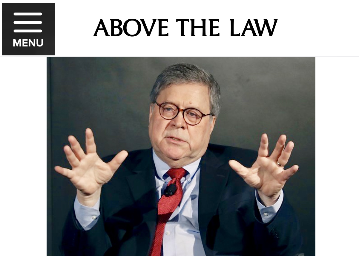 Breaking News Bill Barr Did WHAT? How Is This Not The Biggest Story In The Country Right Now?