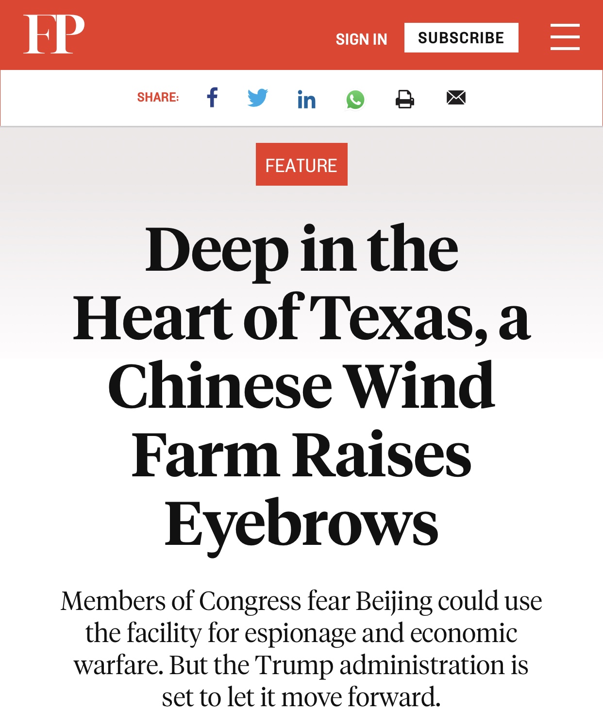 Alarming China purchases Texas Ranch near US Air Force base, foreign threat grows 2 Articles
