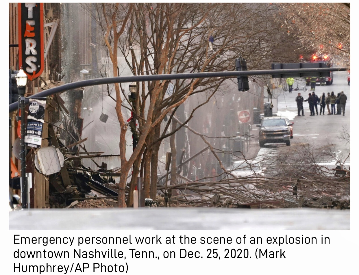 Breaking News Explosion Rocks Downtown Nashville, Police Believe to Be ‘Intentional’ Act