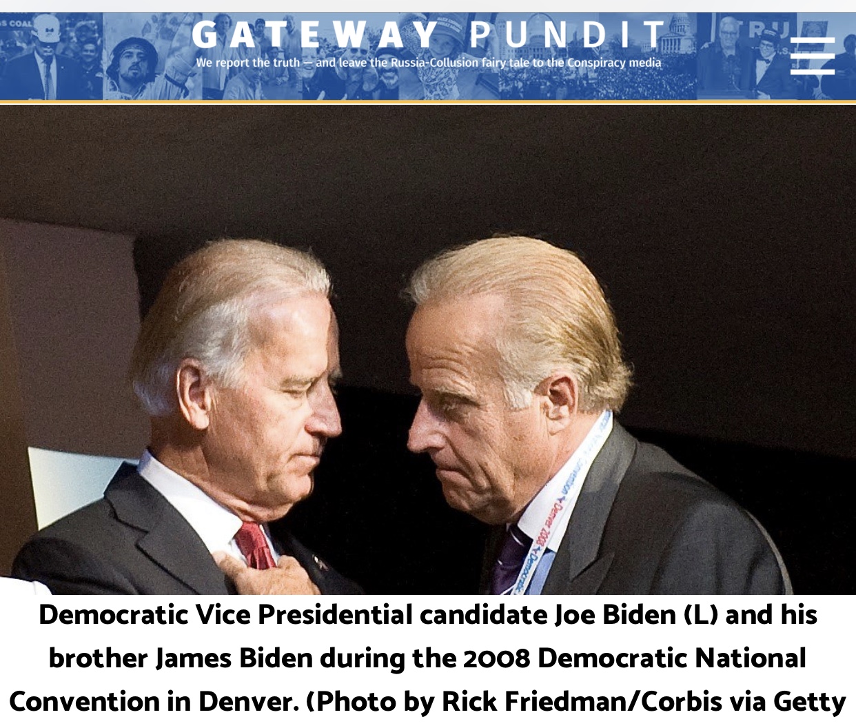 Joe Biden’s Brother James Biden Also Under Federal Investigation: Report