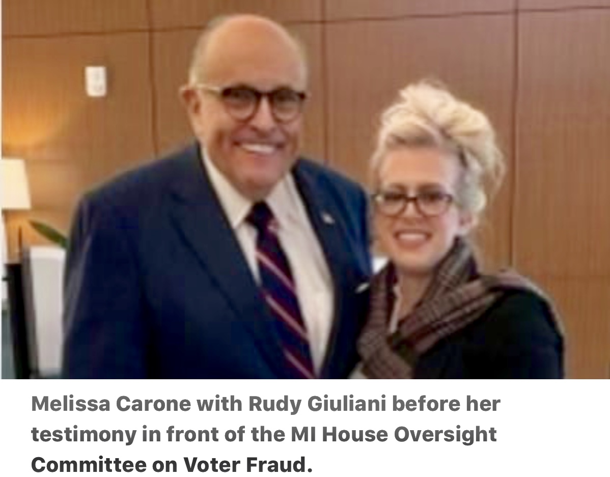 Dominion Whistleblower Mellissa Carone Announces Run For MI State Rep Will Focus On Election Integrity