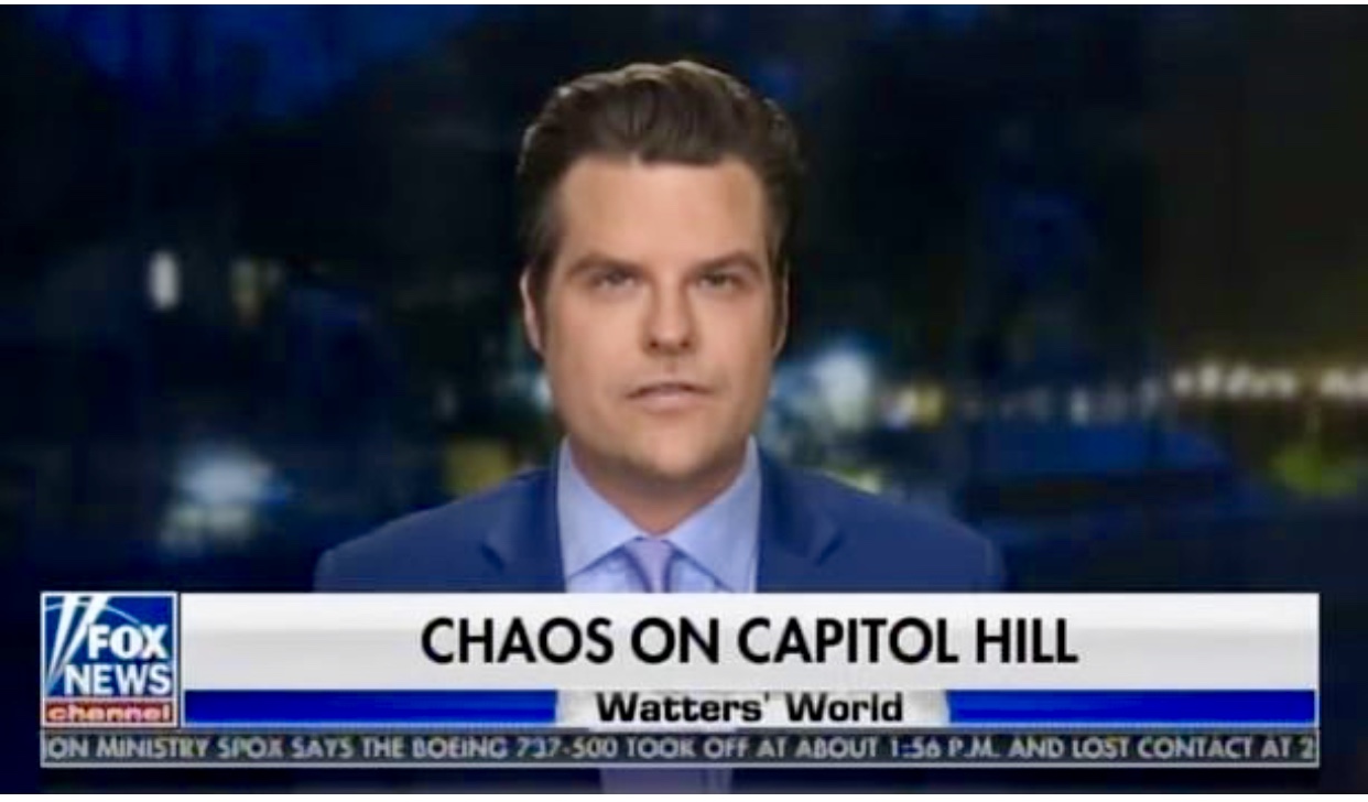 Matt Gaetz: There Has Secretly Been an Anti-Trump Caucus in Republican Party in Washington for a While Now (VIDEO)