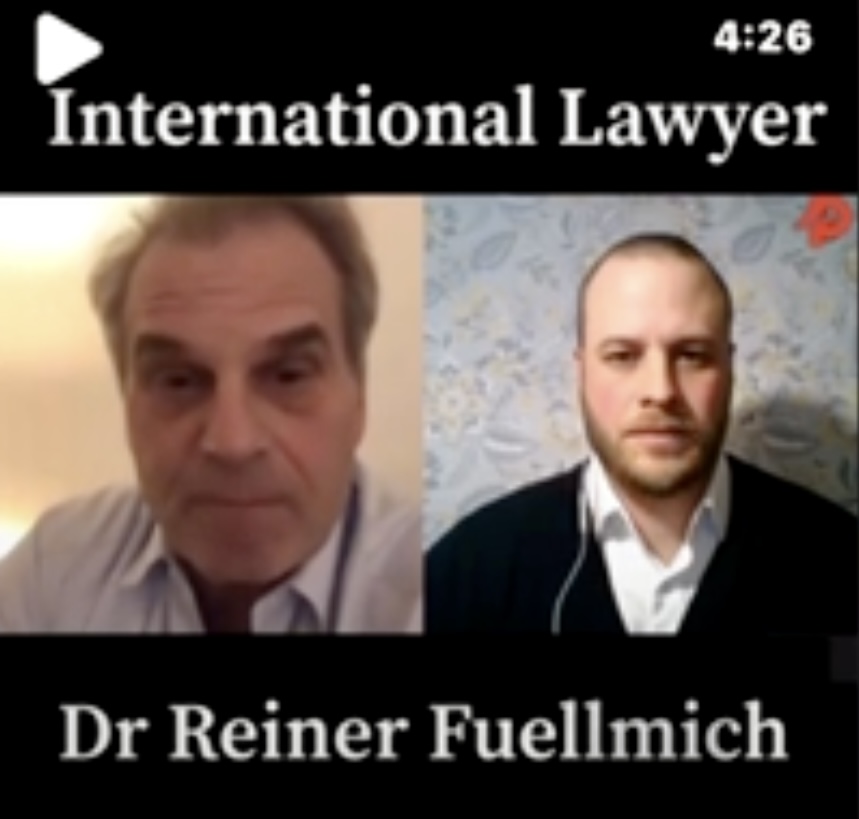 🚨🚨🚨Please Listen to Dr. Reiner Fuellmich Confirming the Truth
