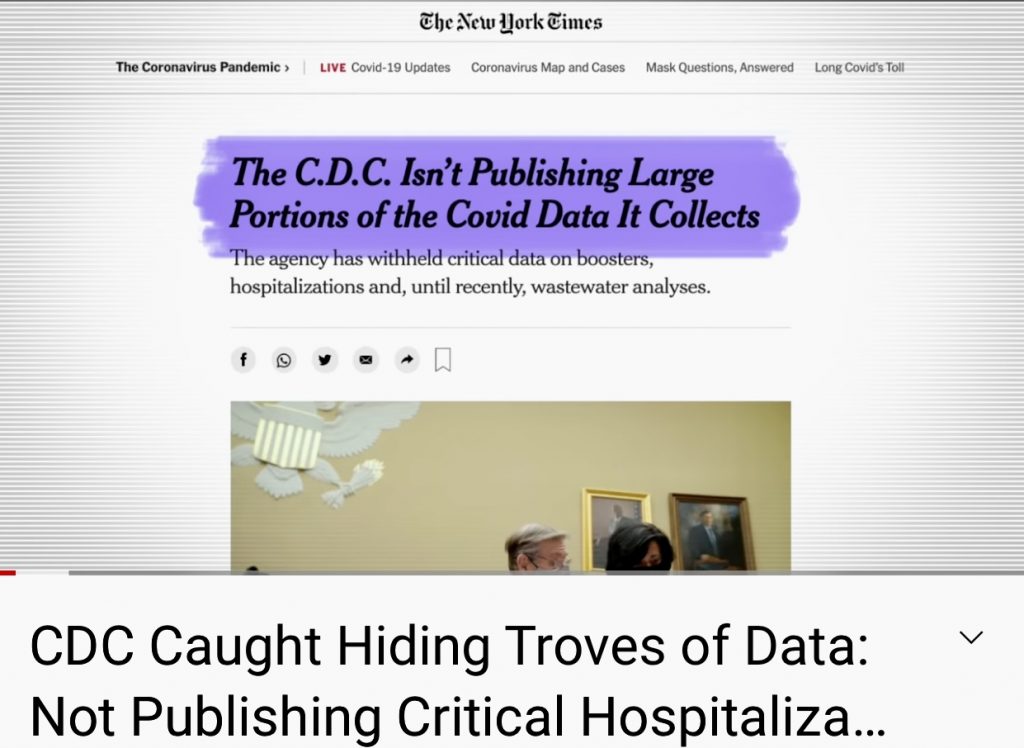 CDC Caught Hiding Troves of Data