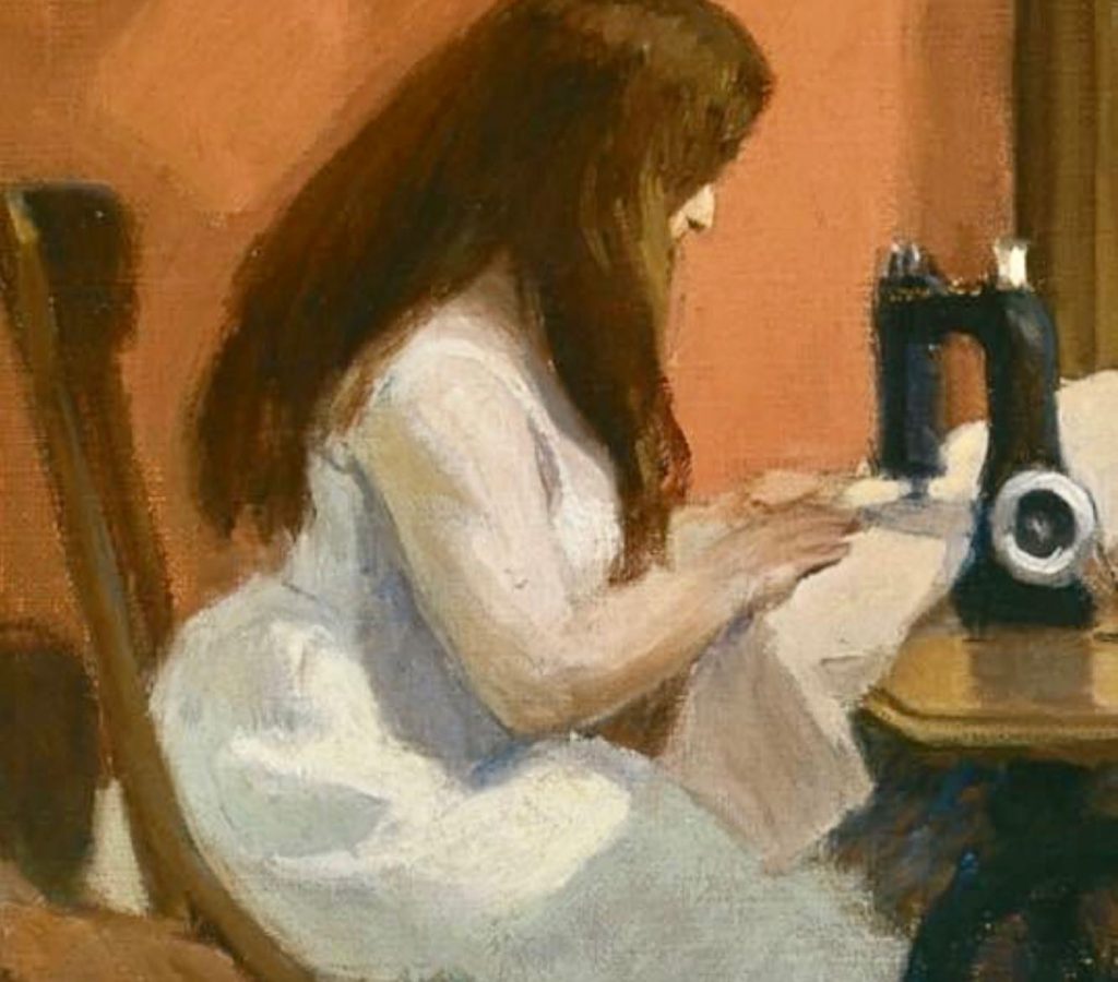 Painter Edward Hopper and Writer Natalie Keshing