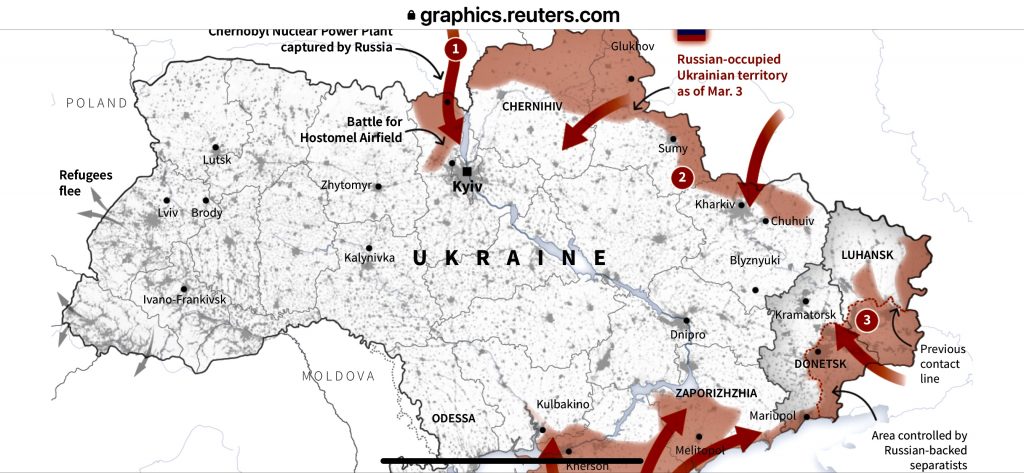 🚨🚨🚨 The Article of Russia Invades Ukraine ~ Timeline Major Events, Map, Pictures