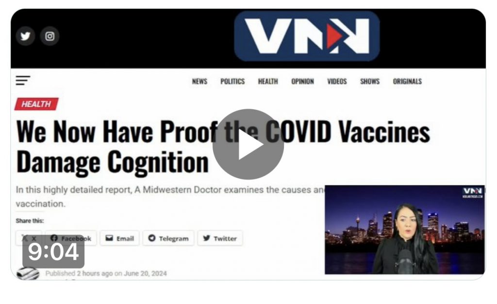 Breaking We Now Have Proof the COVID Vaccines Damage Cognition